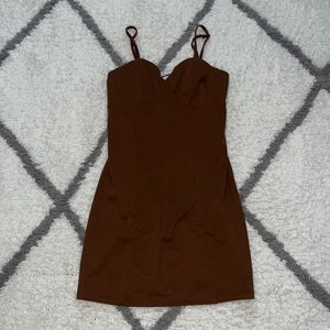 Pacsun brown dress
